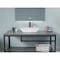 Anzzi Innovio Rectangle Glass Vessel Bathroom Sink with White Finish LS-AZ910 - alternate 6